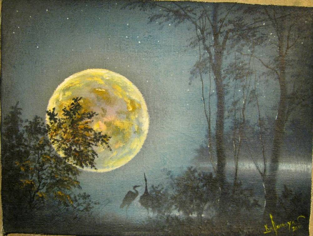 Озаренные сиянием луны. Художник Thure Sundell. Лунный свет. Лунные пейзажи в живописи. Пейзаж с луной живопись. Ночной пейзаж живопись.